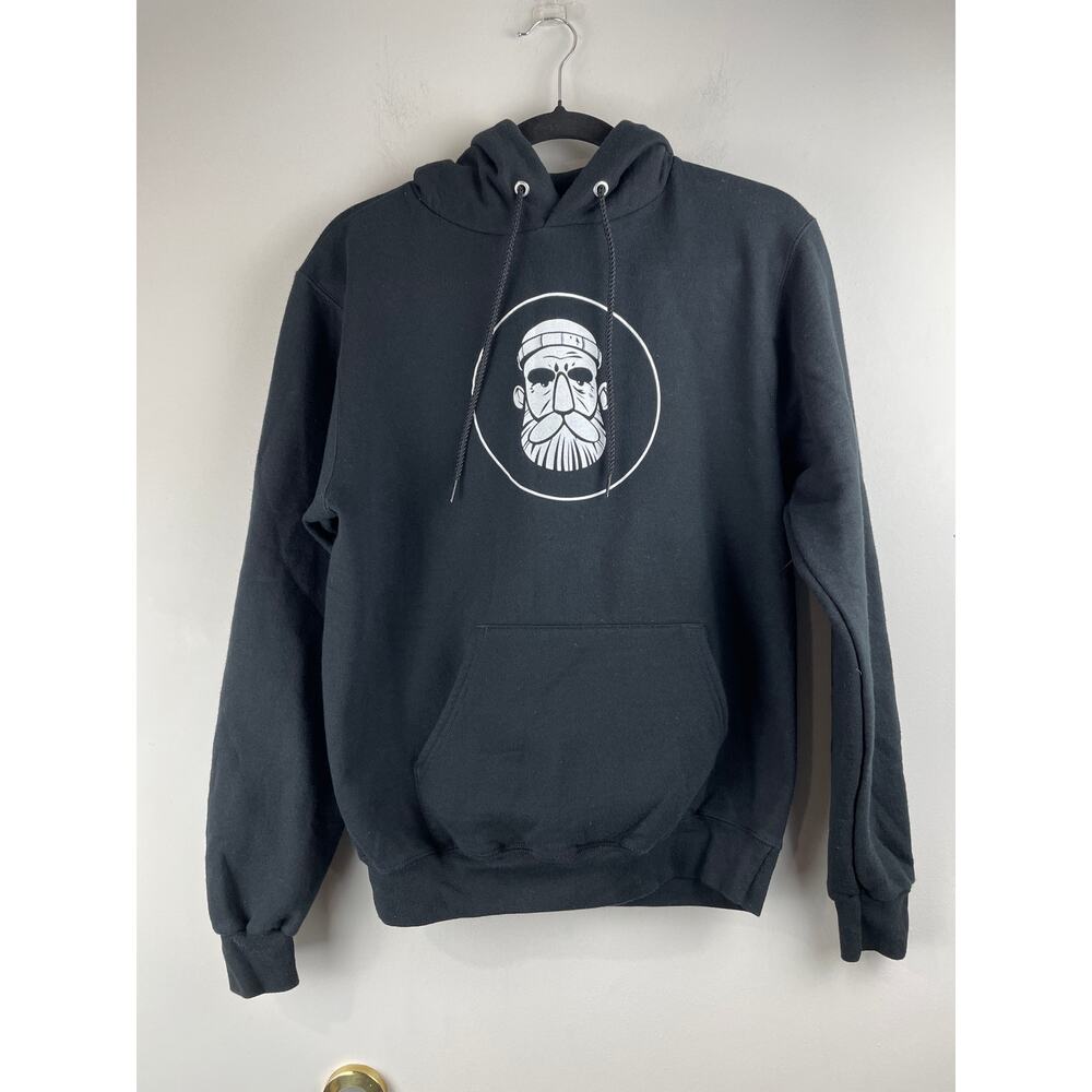 Champion x Scissorkick AK Captain Doug Black Pullover Hoodie Size S